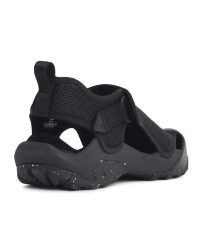 Roa Arpy Mesh Microfiber Functional Utility Sandals In Black