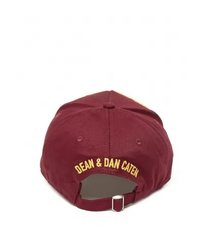 Dsquared2 Logo Patch Baseball Cap In Black