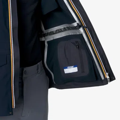 K-way Manphy Bonded Jacket In Blue