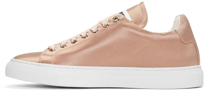 Jil Sander Low-top Satin Trainers In Antique-pink | ModeSens