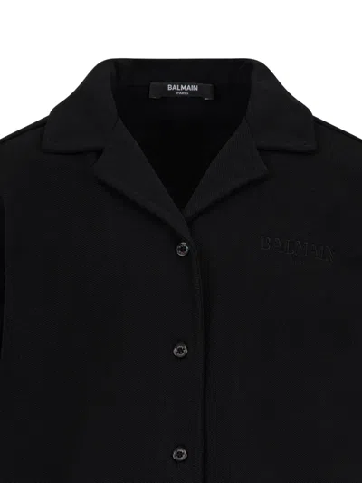 Balmain Buttoned Shirt In Black