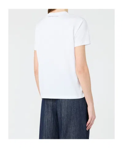 Max Mara Short Sleeve T-shirt In White