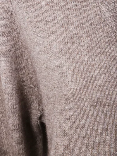 Aspesi Wool Blend Sweater In Brown