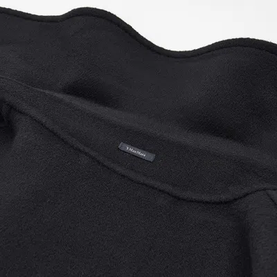 Max Mara Collared Long-sleeved Casual Jacket In Black