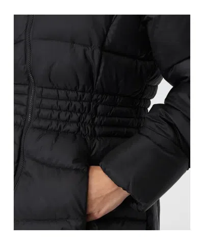 Ea7 Long-sleeved Cotton-padded Jacket In Black