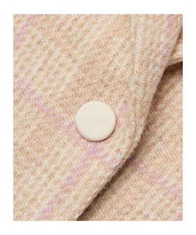 Loveshackfancy Denzel Checked Houndstooth Blazer In Brown