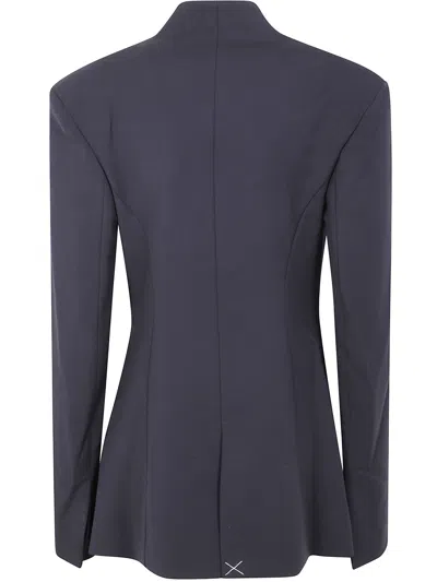 Entire Studios Button-fastening Double-breasted Coat In Black