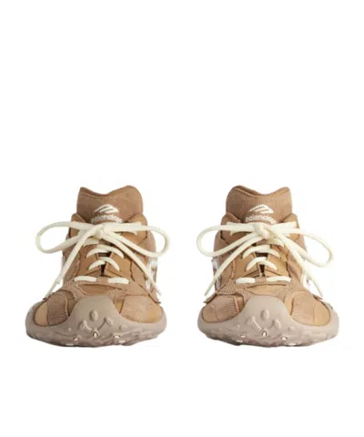 Balenciaga Monday Ultra Corduroy And Canvas Sneakers In Multi