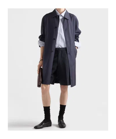 Prada Checked Buttoned Shirt In Multi