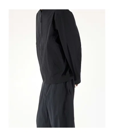 Veilance Diode Stretch Nylon Bomber Jacket In Blue