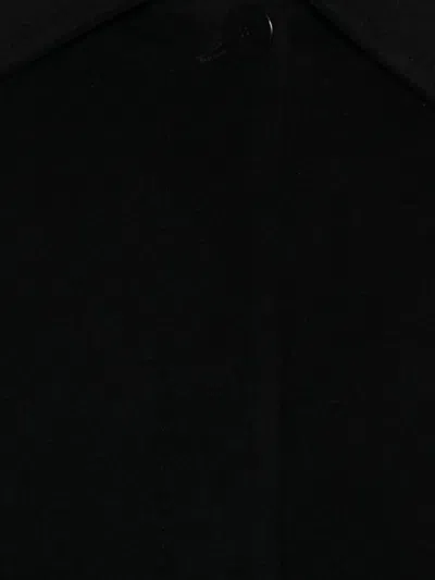 Joseph Buttoned Single-breasted Coat In Black