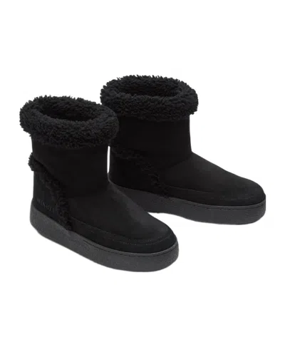 Moon Boot Logo Printed Ankle Boots In Black