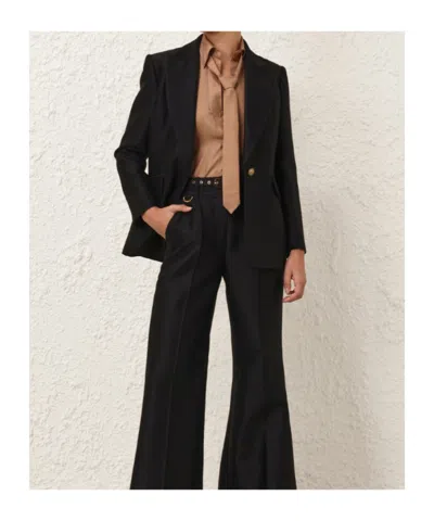 Zimmermann Hypnotic Tailored Jacket In Black