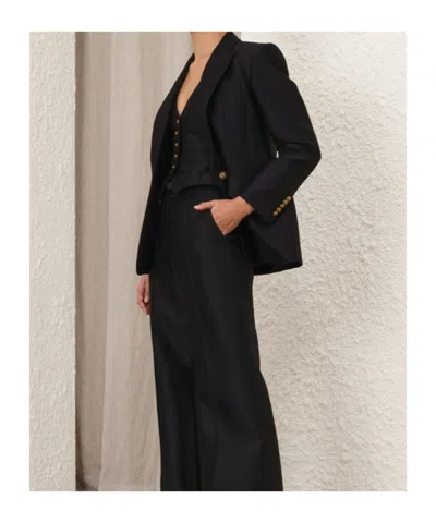 Zimmermann Hypnotic Tailored Jacket In Black