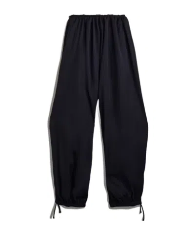 Y-3 Drawstring Elasticated Track Pants In Black
