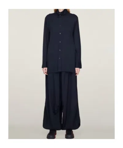 Y-3 Drawstring Elasticated Track Pants In Black