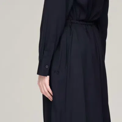 Y-3 Drawstring Elasticated Track Pants In Black