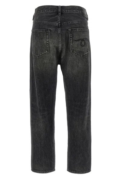 R13 Crossover Five-pocket Jeans In Black