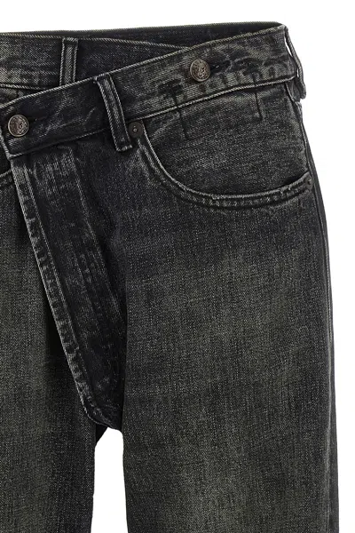 R13 Crossover Five-pocket Jeans In Black