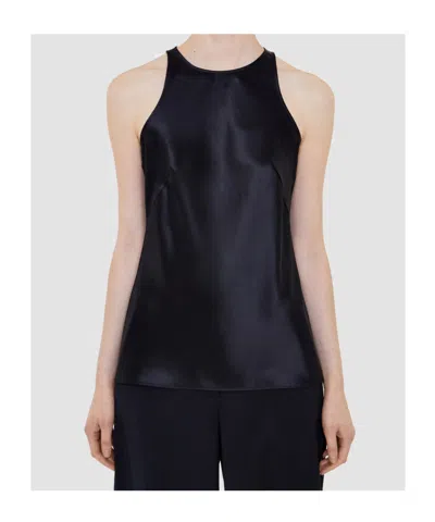 Joseph Ritz Double Satin Top In Blue