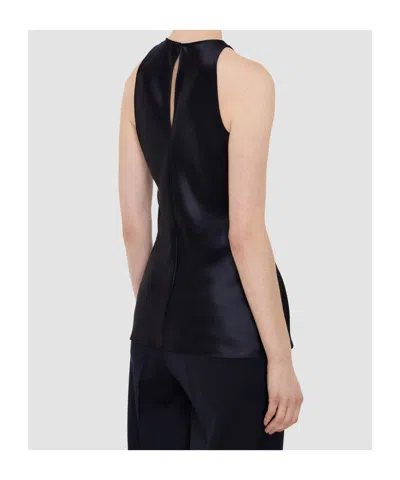 Joseph Ritz Double Satin Top In Blue