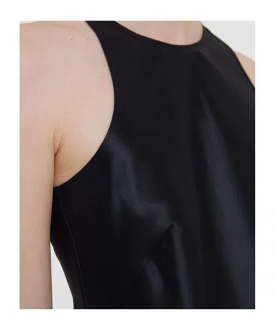 Joseph Ritz Double Satin Top In Blue