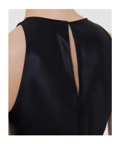 Joseph Ritz Double Satin Top In Blue