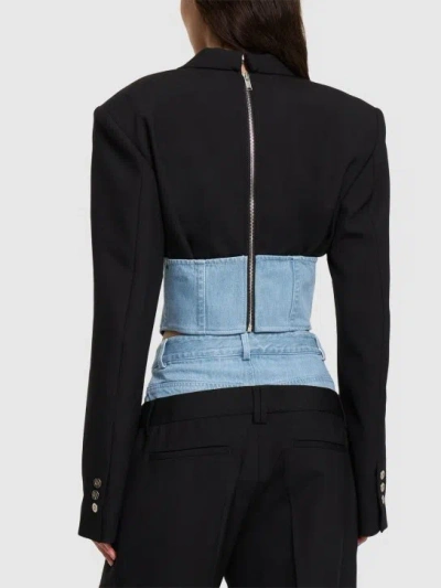 Dion Lee Cowboy Patchwork Casual Jacket In Multi