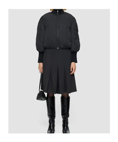 Joseph Bart Shell Bomber Jacket In Black