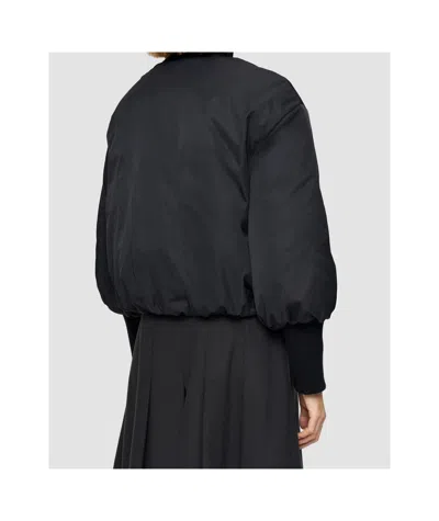 Joseph Bart Shell Bomber Jacket In Black