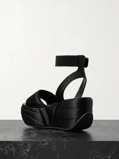 Pucci Ami Touch-strap Platform Sandals In Black
