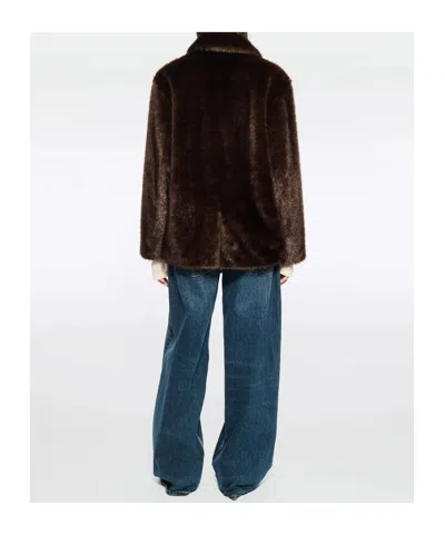 Stand Studio Evyn Single-breasted Jacket In Brown