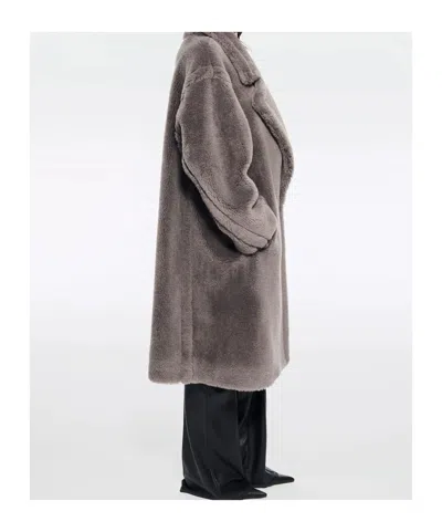 Stand Studio Coats Grey In Gray