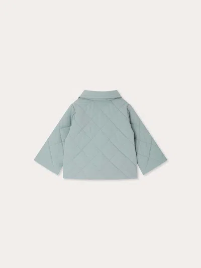 Bonpoint Joseph Light Blue Quilted Jacket In Blue