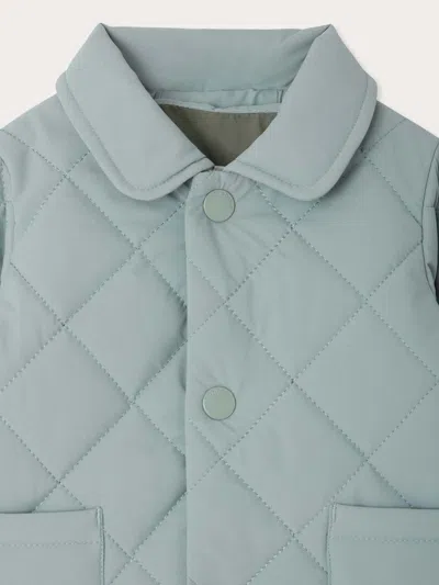 Bonpoint Joseph Light Blue Quilted Jacket In Blue
