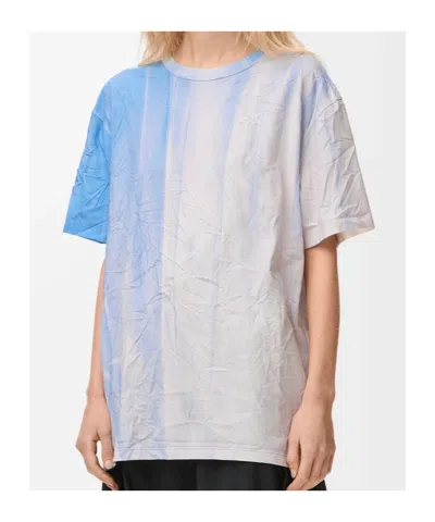 Loewe Light-blue Jersey T-shirt In Blue