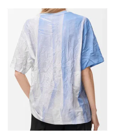 Loewe Light-blue Jersey T-shirt In Blue