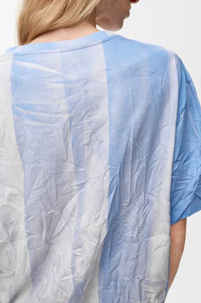 Loewe Light-blue Jersey T-shirt In Blue
