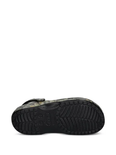 Crocs Perforated Print Slides In Multi