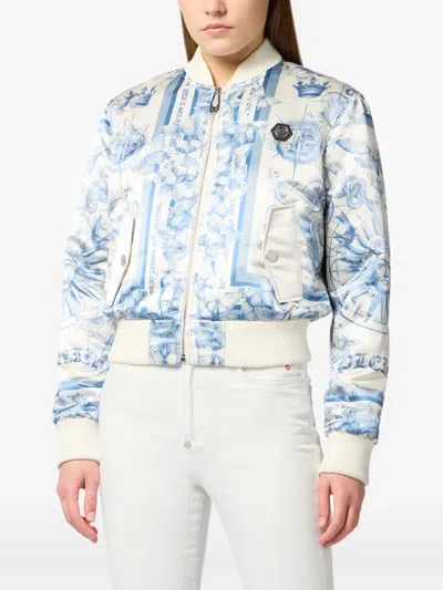 Philipp Plein Bomber Jacket In Multi