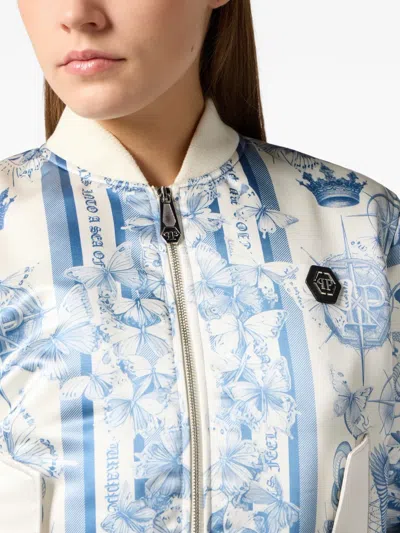 Philipp Plein Bomber Jacket In Multi
