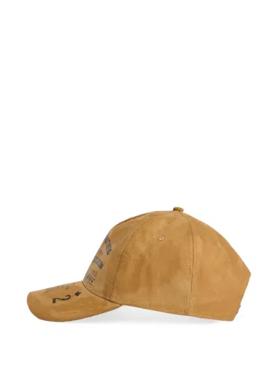 Dsquared2 Text-print Baseball Cap In Brown