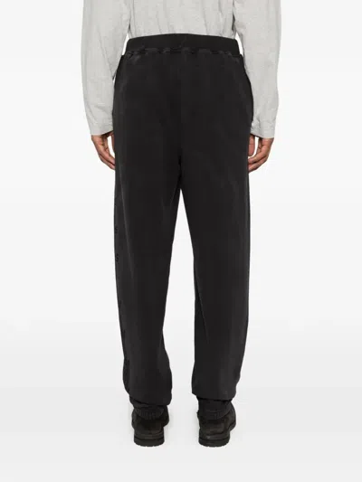 Aries Sunbleached Column Track Pants In Black