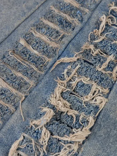 Undergold Ripped Basic Skirt In Gray