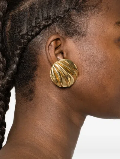Chloé Disc Earrings In Gold