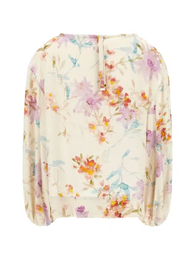 Herno Floral Printed Blouse In Multi