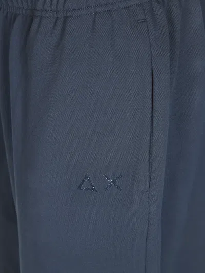 Sun 68 Drawstring Track Pants In Blue