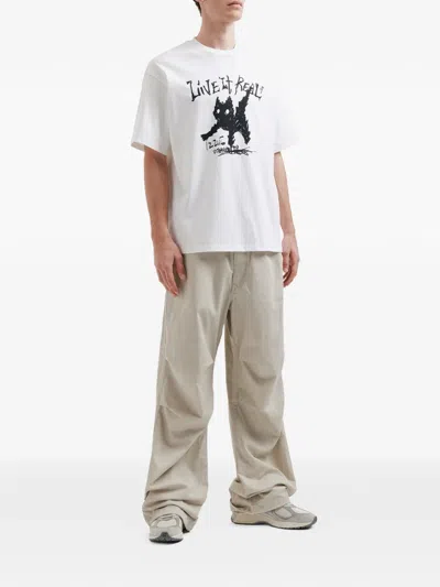 Izzue Graphic-print T-shirt In White