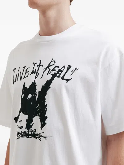 Izzue Graphic-print T-shirt In White