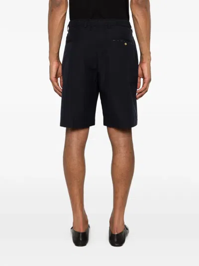 Greyed Blue Shorts In Blue